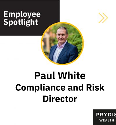 Celebrating Paul White’s 10-Year Anniversary as Compliance and Risk Director at Prydis!